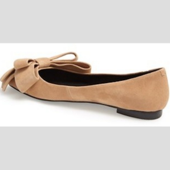 Jeffrey Campbell Ruston Bow Suede Flats - Picture 7 of 7